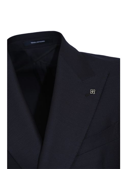 Giacca doppiopetto in lana vergine Navy Tagliatore | 1SMC20K 150155 B3198387